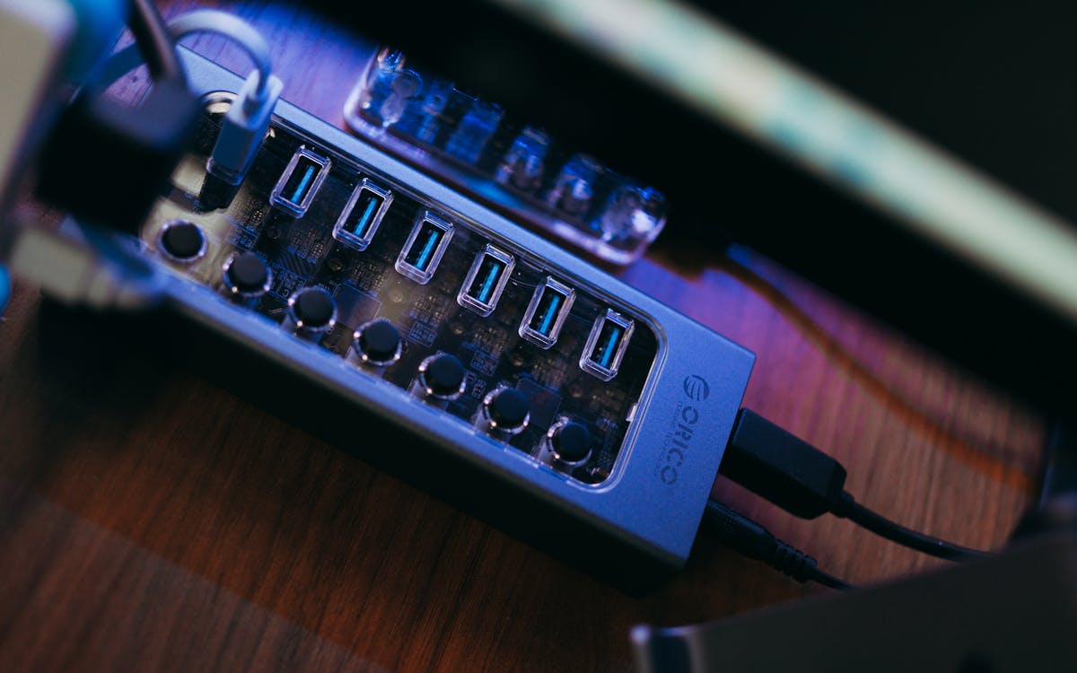 USBハブのデスク環境イメージ