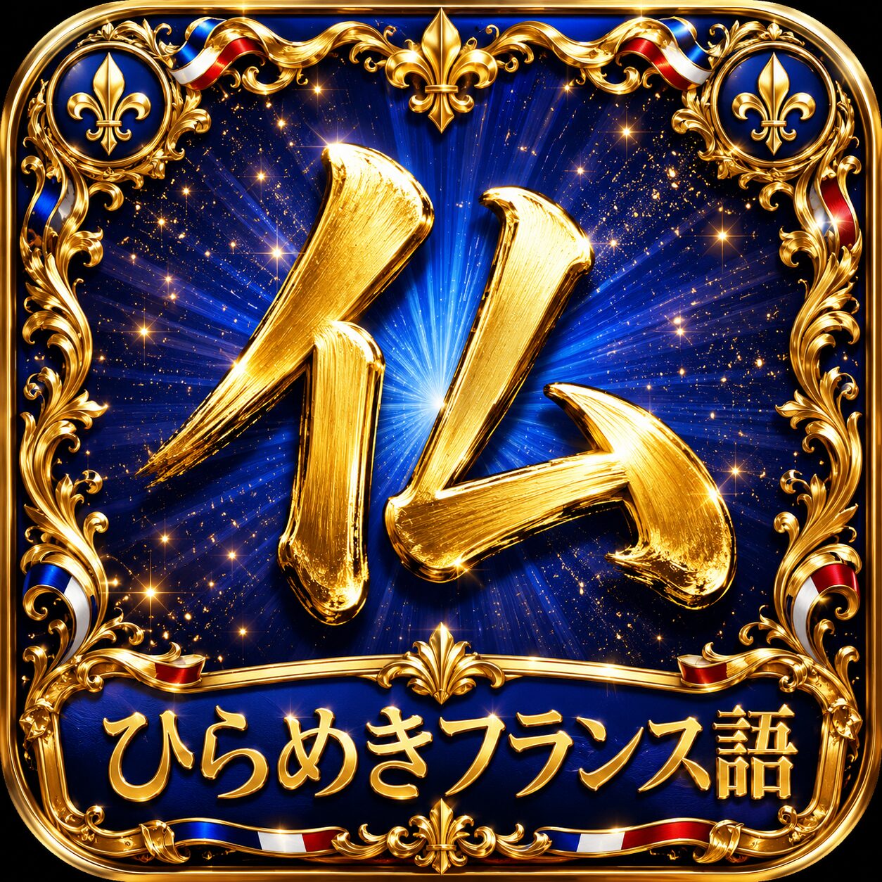 ひらめきフランス語 アプリアイコン